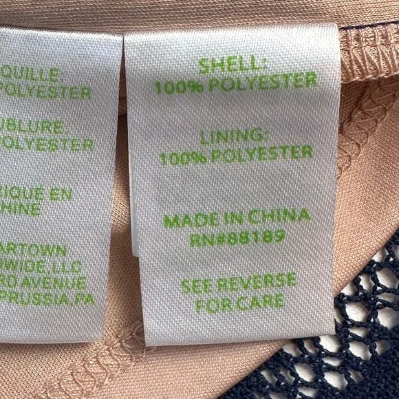 Lilly Pulitzer Navy Blue Lace Wrap Dress Size XS - Picture 11 of 13